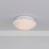 Lampa sufitowa Cafe CAF502 Dar Lighting muszelka szklana IP44 biała