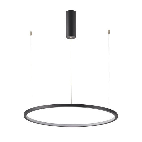 Lampa wisząca Vinola PND-56135B-080RPP-BK-3KS4K-TRDIMM Italux LED 48W 3000-4000K czarna