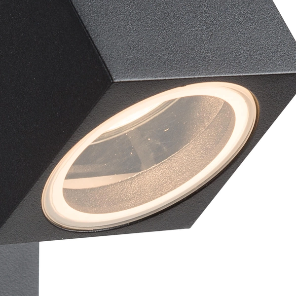 Elewacyjny kinkiet ogrodowy Goran AZ4695 IP54 z sensorem ruchu czarny