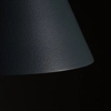Wisząca lampa stożkowa do salonu ZENITH 11493 szary błękit
