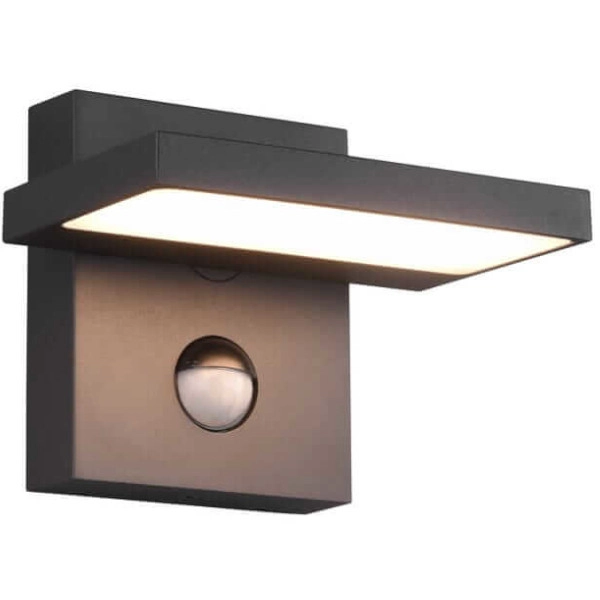 Regulowana LAMPA elewacyjna HORTON 226369142 Trio metalowa OPRAWA ogrodowa LED 8W 3000K outdoor IP54 grafitowy