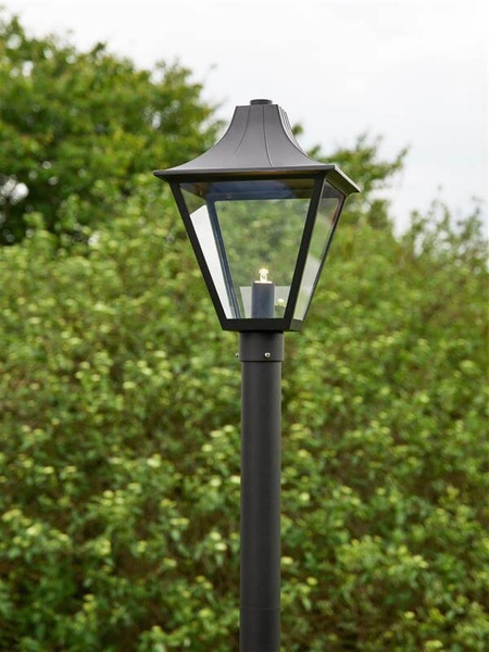 Industrialna lampa stojąca Garden latarnia LED 3W czarny