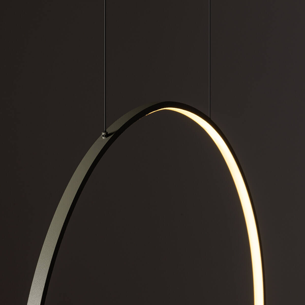 Wisząca lampa Circolo 11401 Nowodvorski LED 21W 3000K pierścień oliwkowa