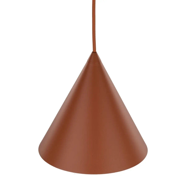 Wisząca lampa stożkowa CONO 10076 nad stół ceglany