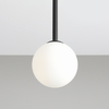 Lampa sufitowa Pinne 1080PL_G1_S kuchenna nad stół szklana kula czarna