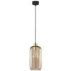 Owalna lampa wisząca loft Marco 3314 TK Lighting szklana brązowa czarna
