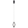 Lampa wisząca diament Sevil PND-34403-1-BK LED 5W 3000K druciana czarny
