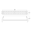 Lampa podtynkowa Tetris AZ6278  LED 20W 3000-6000K metalowa czarna