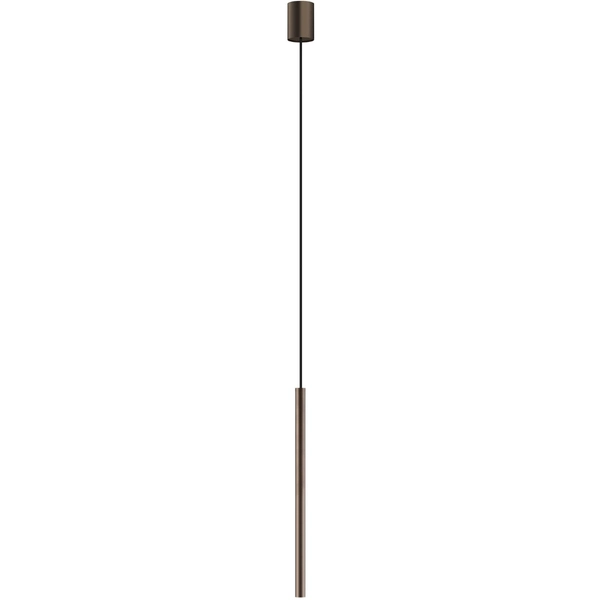 Wisząca lampa kuchenna Laser 10451 Nowodvorski nad wyspę sopel brązowa