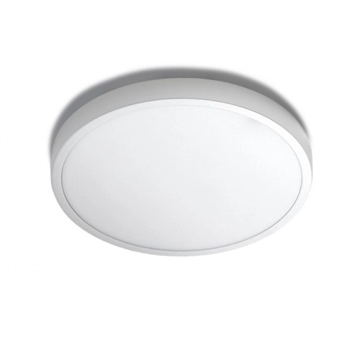 Biały plafon natynkowy Malta LED 24W do jadalni nad stół
