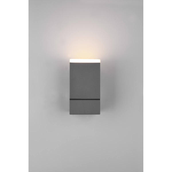 Zewnętrzna lampa ścienna HADOR DL142270660 LED 7W 3000K IP54 antracyt