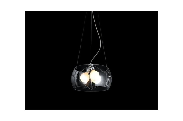 Wisząca lampa przezroczysta Cosmo nowoczesna salonowa