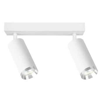 Salonowa lampa sufitowa Mica Spot ML2097 tubka cylinder biały