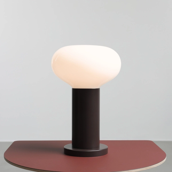 Stołowa owalna lampa nocna Flo Table Mokka S 7000B28_S brązowa