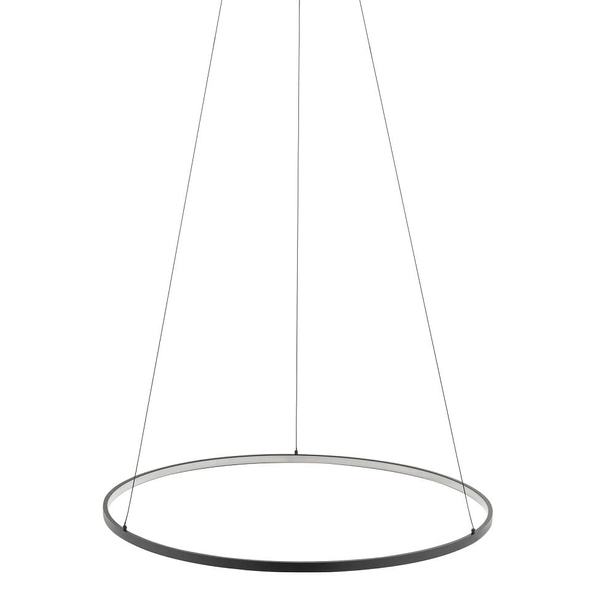 Lampa ring wisząca salonowa Circolo 10812 Nowodvorski LED 21W 3000K czarna
