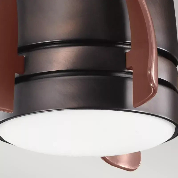 Lampowentylator Terna brązowy czarny KLF-TERNA-15-BB LED10W 4000K do sypialni