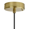 Minimalistyczna LAMPA wisząca NAPOLI 318701 Polux metalowa tuba do kuchni złota