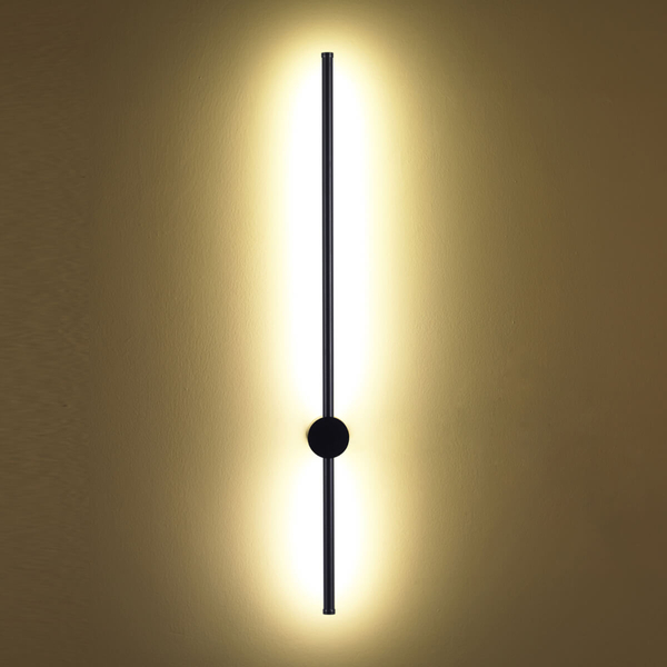 Kinkiet nowoczesny Sparo ST-10669W2 Step LED 13W 3000K stick podłużny czarny