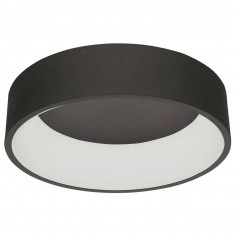 Plafon LAMPA sufitowa CHIARA 3945-832RC-BK-3 Italux okrągła OPRAWA metalowa LED 32W 3000K pierścień ring czarny