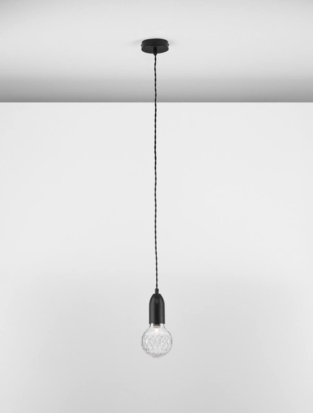 Wisząca lampa loftowa BANI LE42714 do przedpokoju czarna