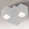 Natynkowa LAMPA sufitowa BIZEN 7216 Shilo metalowa OPRAWA reflektorowa plafon kostki białe