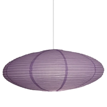 Papierowy lampion do lamp Villo 60 2213253207 owalny fioletowy