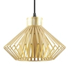 Wisząca lampa metalowa Dolia  A8080-GLD Zumaline druciana złota
