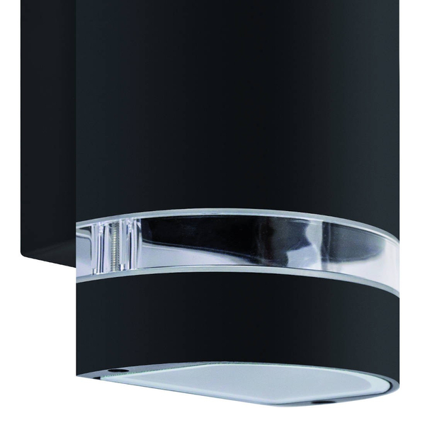 Półokrągły kinkiet BRUNO 04004 Ideus ogrodowa lampa outdoor IP54 czarny