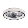 Wentylator z lampą LED Horacio czarny biały 71009 67W 3000-6000K CCT z pilotem
