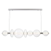 Kulista lampa wisząca Atomo QN-ATOMO-LP7-PC LED 46W 3000K srebrny