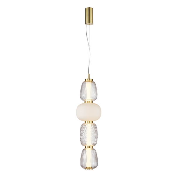 Jadalniana lampa zwis Eris PND-98374-32W-GD Italux LED 32W 3000K złoty biały