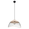 Ratanowa lampa wisząca SANDRINE R36211032 czarny naturalny