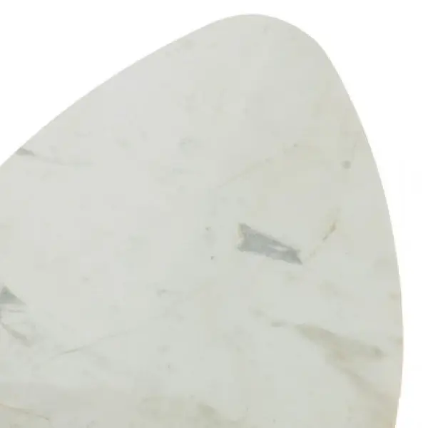 Dekoracyjny kinkiet ścienny 18153-S kamień marmurowy biały