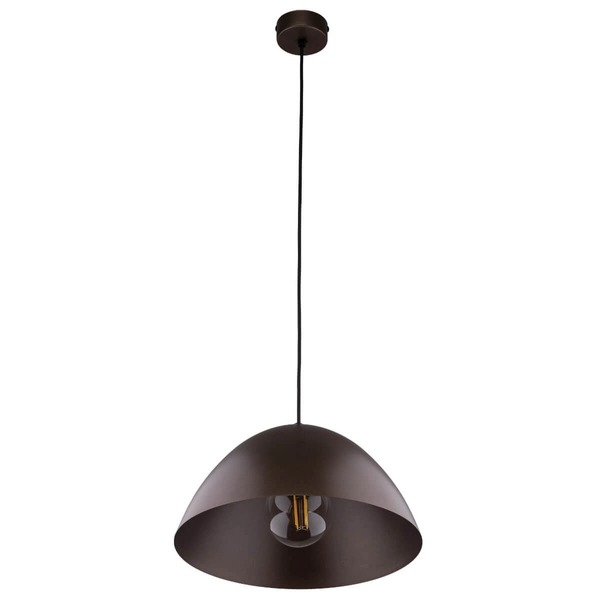 Salonowa lampa wisząca Faro 4332 nad stół zwis metalowa brązowa