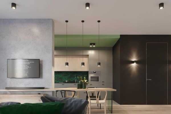 Wisząca LAMPA SL.0051 metalowa OPRAWA zwis tuba czarna