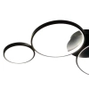 Lampa sufitowa pierścienie UNIVERSE ML1047 30W 4000K do salonu czarna