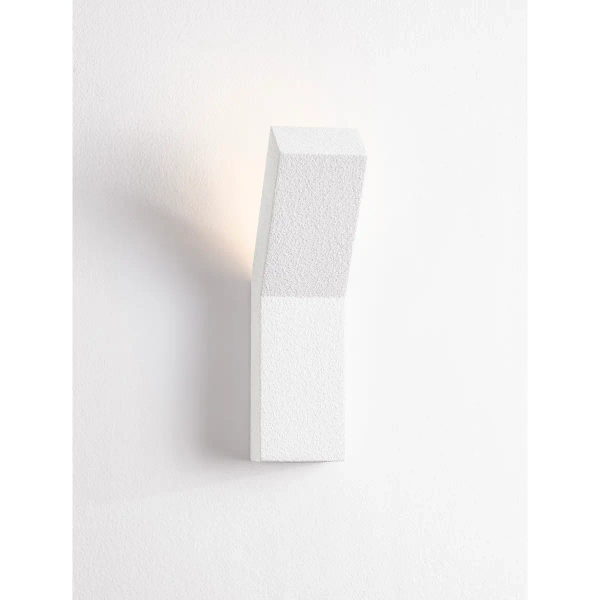 Ścienna lampa gipsowa DORSELA LE45576 minimalistyczna biała