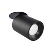 Metalowa lampa wpust PALLAS 314093 sufitowa tuba czarna biurowa