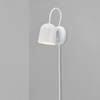 Pojedyncza lampa ścienna Angle 2120601001 DFTP obracana do salonu biała