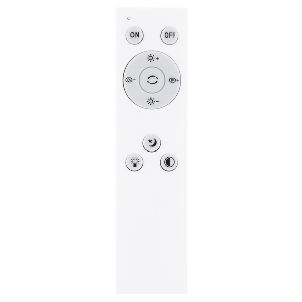 Minimalistyczna LAMPA sufitowa SONNY 41586-24 Globo okrągła LED 24W 2700K - 6000K do salonu srebrna