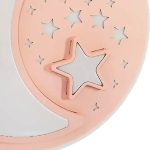 Dziecięcy plafon NOTE PINK ML6184 LED 40W 3000-6000K z pilotem różowy