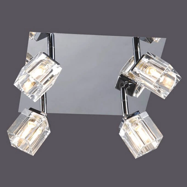 Przysufitowa lampa z regulacją Crt CRT-4SQ Italux chrom