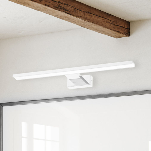 Kinkiet LAMPA ścienna SHINE ML3878 Milagro łazienkowa OPRAWA nad lustro LED 13,8W 4000K galeryjka IP44 biała