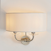 Lampa ścienna z abażurem Nixon 60180 Endon hampton ecru nikiel
