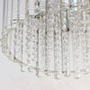 Okrągła lampa sufitowa crystals Hanna 78698 glamour chrom przezroczysty