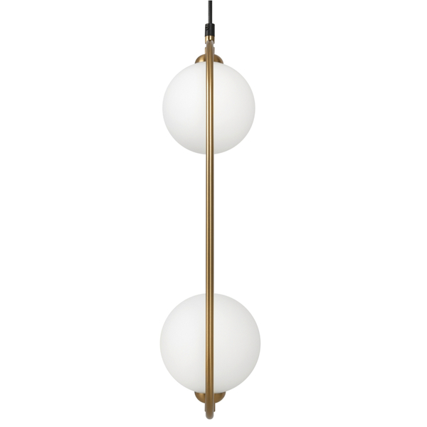 Lampa wisząca eliptyczna Ring MOD013PL-02BS1 zwis mosiądz