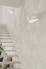 Kinkiet LAMPA ścienna SL.0002 półokrągła OPRAWA ceramiczna przyścienna biała