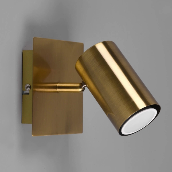 Sufitowa lampa reflektor VANTOS DL104802400 Trio tubka do holu mosiądz