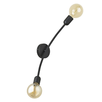 Industrialny kinkiet podwójny Helix 2721 TK Lighting żarówka czarny