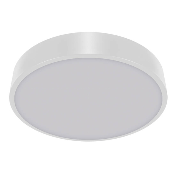 Okrągła lampa natynkowa Totem LED 16W 4000K plafon do holu biały